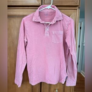 Vineyard Vines Pink Long Sleeve Polo Shirt
